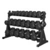 Picture of Platinum Hex Rubber Dumbbell Rack