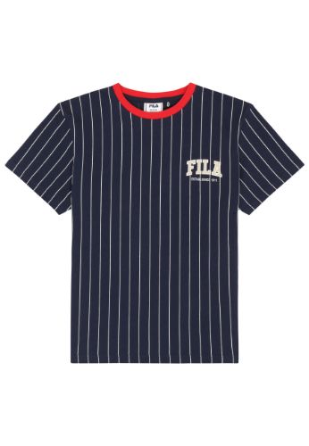 Picture of Boys Rifredi Relaxed Fit Graphic Pinstripe T-Shirt