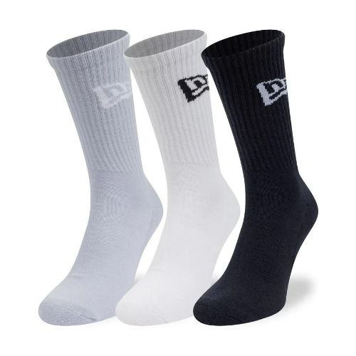Picture of New Era Flag Logo Crew Socks 3 Pair Pack