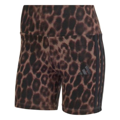 Picture of Seasonal Essentials Leopard Print Cycling Shorts with 3-Stripes