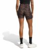 Picture of Seasonal Essentials Leopard Print Cycling Shorts with 3-Stripes