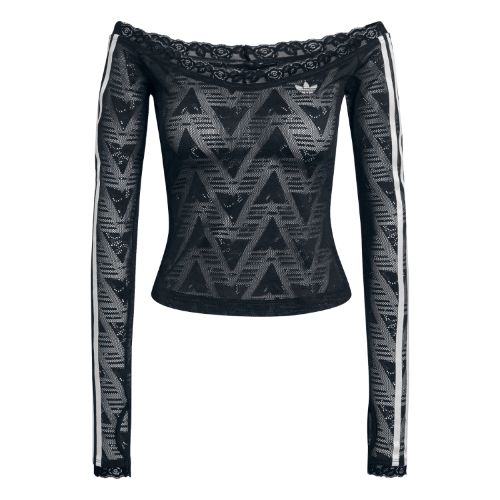 Picture of Lace Bardot Long-Sleeve Top
