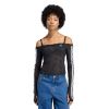 Picture of Lace Bardot Long-Sleeve Top