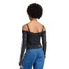 Picture of Lace Bardot Long-Sleeve Top