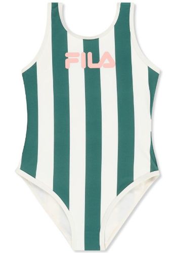 Picture of Cevoli Aop Striped Swimsuit