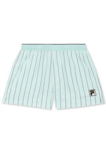 Picture of Fiesole Regular Pinstriped Satin  Shorts