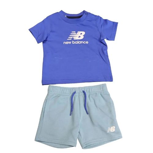 Picture of Boys Stacked Logo Graphic T-Shirt and Shorts Set
