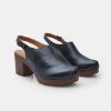 Picture of Leather Clog Sandals