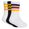 Picture of Kids 3-Stripes Crew Socks 3 Pair Pack