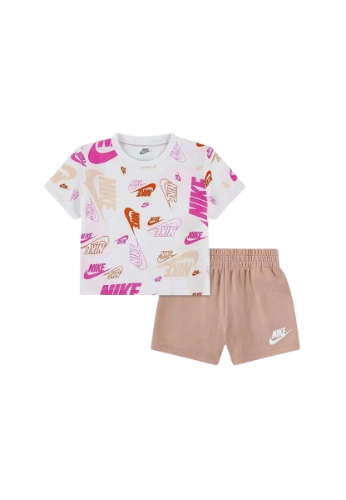 Picture of Newborn Print Cotton Shorts Set