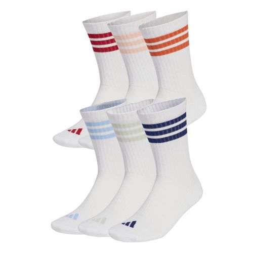 Picture of 3-Stripes Essentials Cushioned Crew Socks 6 Pair Pack