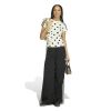 Picture of Satin Polka Dots Wide Leg Pants