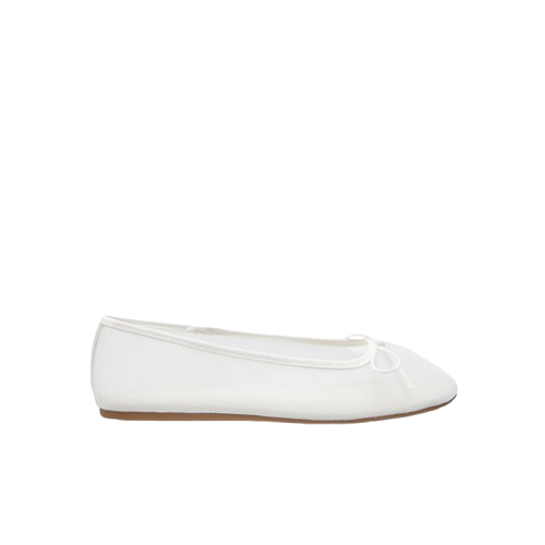 Picture of Flat Ballerina With Bow Detail