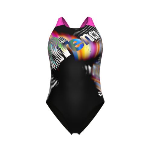 Picture of Lit Logo Swimsuit V Back