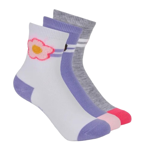 Picture of Non Terry Crew Socks 3 Pair Pack