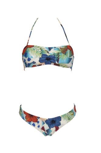 Picture of Allover Print Bandeau Bikini