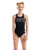 Picture of Girls Graphic V Back Swimsuit