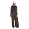 Picture of Satin Snake Print Wide Leg Track Joggers