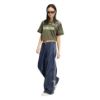 Picture of Adibreak Mid Rise Wide Leg Denim Pant