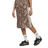 Picture of Snake Print Satin Skirt