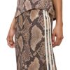 Picture of Snake Print Satin Skirt