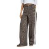 Picture of Snake Print Denim Loose Trousers