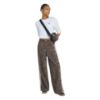 Picture of Snake Print Denim Loose Trousers