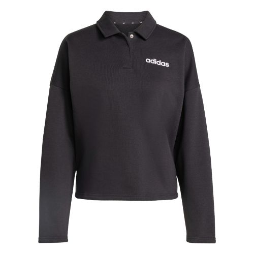 Picture of Essentials Linear Fleece Polo Sweatshirt