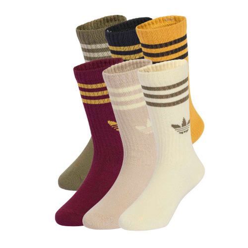 Picture of 3-Stripes Crew Socks 6 Pairs Kids