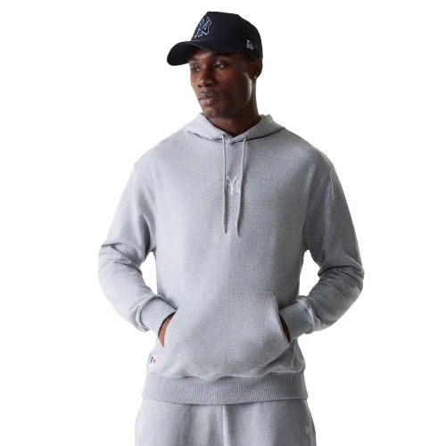 Picture of New York Yankees MLB League Essential Midi French Terry Grey Oversized Pullover Hoodie