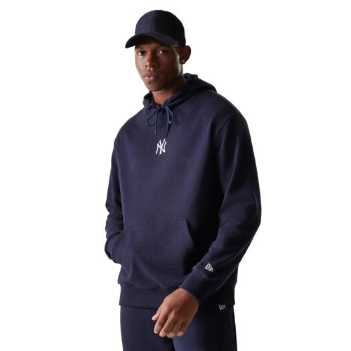 Picture of New York Yankees MLB League Essential Midi French Terry Grey Oversized Pullover Hoodie