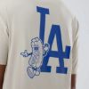 Picture of LA Dodgers MLB Food Graphic Cream Oversized T-Shirt