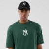Picture of New York Yankees MLB Food Graphic Dark Green Oversized T-Shirt