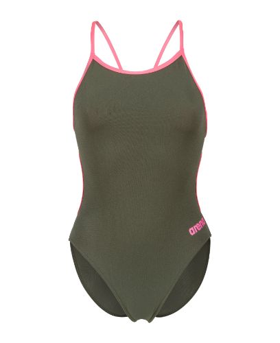 Picture of Swimsuit Lace Back Solid