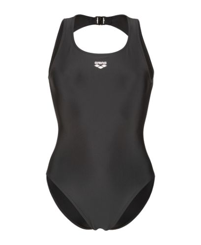 Picture of O Back Swimsuit Solid One Piece