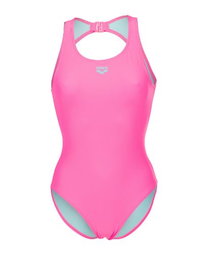Picture of O Back Swimsuit Solid One Piece