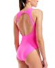 Picture of O Back Swimsuit Solid One Piece