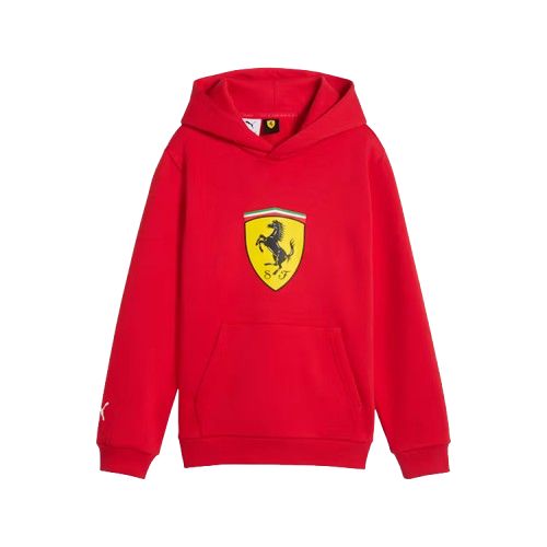 Picture of Scuderia Ferrari Coloured Shield Fleece Hoodie Youth