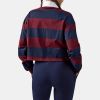 Picture of Elevated Varsity Cropped Rugby T-Shirt