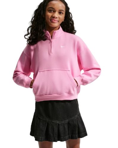 Picture of Girls Oversized 1/4-Zip Top