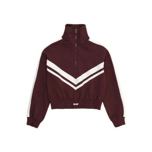 Picture of Avigna Cropped Half-Zip Sweatshirt