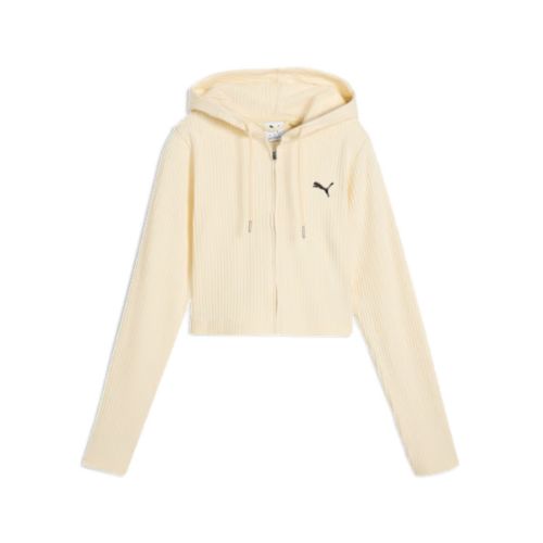 Picture of Essentials Ribbed Full-Zip Slim Hoodie Track Top
