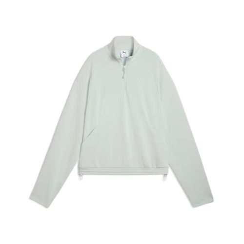 Picture of Pumatech Sense Relaxed Half Zip Crew Sweatshirt Track Top