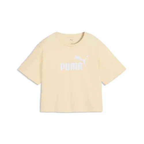 Picture of Essentials Cropped No. 1 Logo Relaxed Crop Top